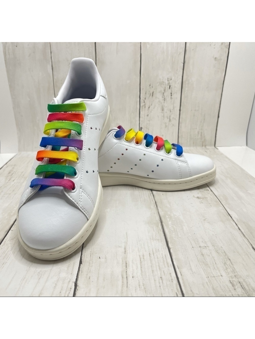 NWOB Adidas +Stella McCartney Stan Smith Sneakers Size 38 - Picture 3 of 9